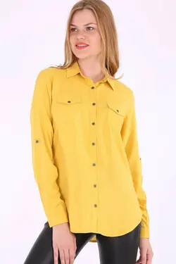 پیراهن جیبی دوبل زنانه بیگ دارت BigDart (ساخت ترکیه)