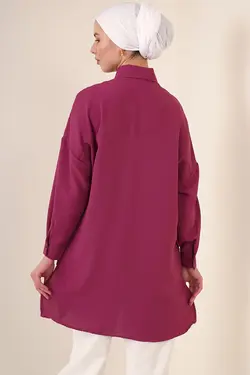 پیراهن پوپلین حجاب اور سایز زنانه بیگ دارت BigDart (ساخت ترکیه)