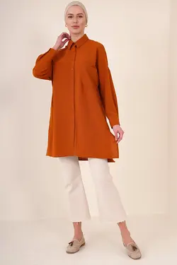 پیراهن پوپلین حجاب اور سایز زنانه بیگ دارت BigDart (ساخت ترکیه)