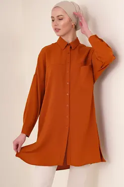 پیراهن پوپلین حجاب اور سایز زنانه بیگ دارت BigDart (ساخت ترکیه)