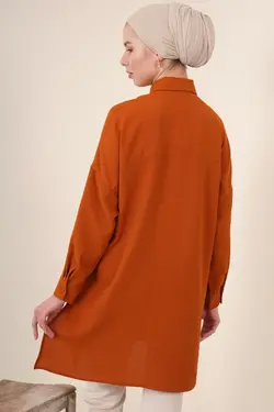 پیراهن پوپلین حجاب اور سایز زنانه بیگ دارت BigDart (ساخت ترکیه)