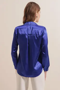 شومیز ساتن سبک زنانه بیگ دارت BigDart (ساخت ترکیه)