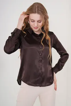 شومیز ساتن سبک زنانه بیگ دارت BigDart (ساخت ترکیه)