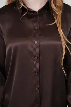 شومیز ساتن سبک زنانه بیگ دارت BigDart (ساخت ترکیه)