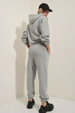 ست هودی شلوار ورزشی زنانه چاپی ناسا  بیگ دارت BigDart (ساخت ترکیه)