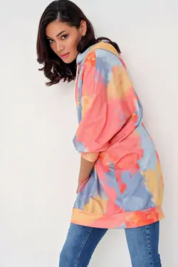 لباس عرقی انداز بزرگ 4125 سفید بیگ دارت BigDart (ساخت ترکیه)