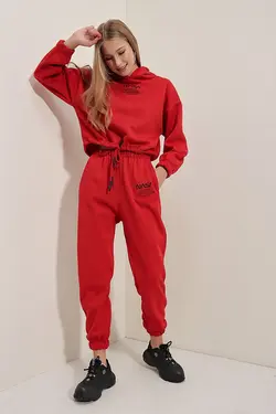 ست هودی شلوار ورزشی زنانه چاپی ناسا  بیگ دارت BigDart (ساخت ترکیه)