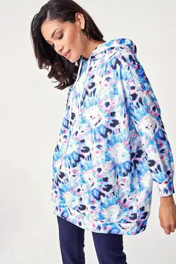 لباس عرقی انداز بزرگ 4125 سفید بیگ دارت BigDart (ساخت ترکیه)