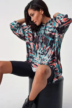 لباس عرقی انداز بزرگ 4125 سفید بیگ دارت BigDart (ساخت ترکیه)