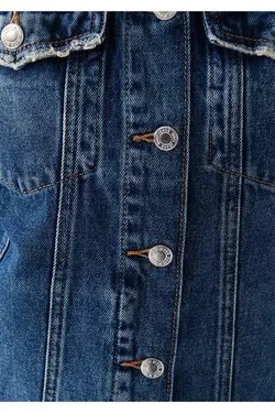 کت جین آستین بلند دکمه دار زنانه ماوی ماوی Mavi (ساخت ترکیه)