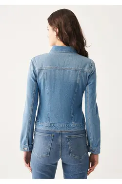 کت جین آستین بلند دکمه دار زنانه ماوی Mavi (ساخت ترکیه)