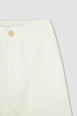 شلوار نخی راسته جیب دار زنانه دفاکتو DeFacto (ساخت ترکیه)