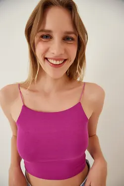 نیم تنه زنانه یقه استخر آستین معلق هپی‌نس استانبول Happiness (ساخت ترکیه)