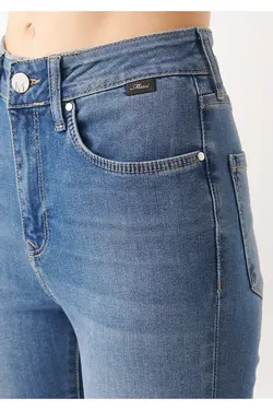 شلوار جین آبی نفتی جذب جیب دار زنانه ماوی Mavi (ساخت ترکیه)