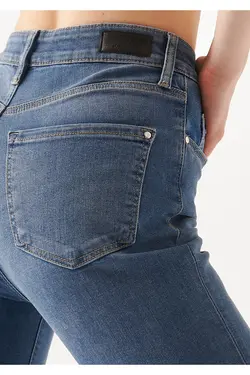 شلوار جین آبی نفتی جذب جیب دار زنانه ماوی Mavi (ساخت ترکیه)