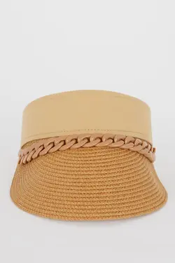 نقاب آفتابگیر بند کارتیر کنفی زنانه کرم دفاکتو DeFacto (ساخت ترکیه)