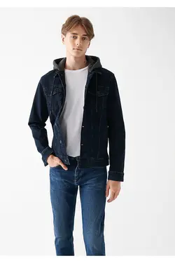 کت جین کلاهدار Brandon مردانه ماوی Mavi (ساخت ترکیه)