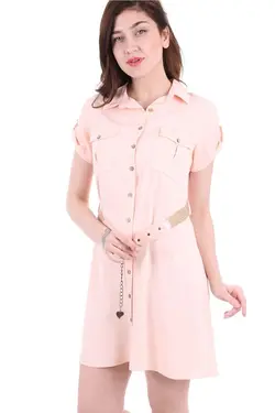 تونیک دو جیبی کمربند زنانه بیگ دارت BigDart (ساخت ترکیه)