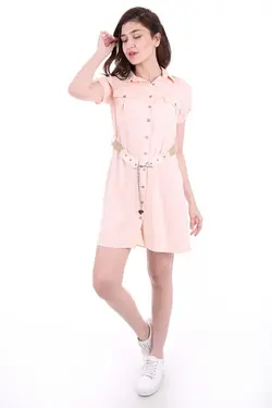 تونیک دو جیبی کمربند زنانه بیگ دارت BigDart (ساخت ترکیه)