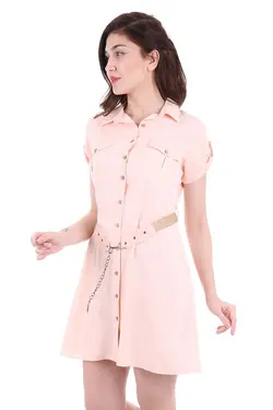 تونیک دو جیبی کمربند زنانه بیگ دارت BigDart (ساخت ترکیه)