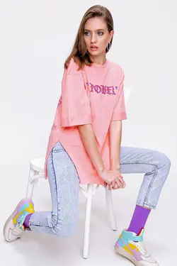 تی شرت اور سایز چاپ لیگ سالمون زنانه بیگ دارت BigDart (ساخت ترکیه)