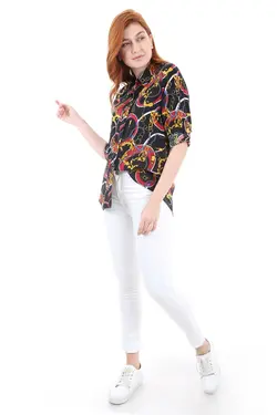 پیراهن زنانه ای چهارخانه ای منگوله دار بیگ دارت BigDart (ساخت ترکیه)