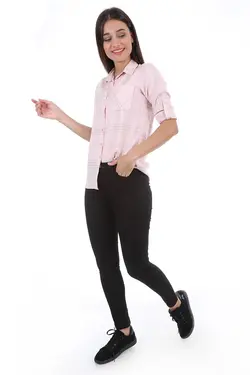 پیراهن تک جیبی طرح دار بیگ دارت BigDart (ساخت ترکیه)