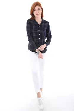 پیراهن تک جیبی طرح دار بیگ دارت BigDart (ساخت ترکیه)