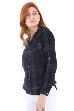 پیراهن تک جیبی طرح دار بیگ دارت BigDart (ساخت ترکیه)