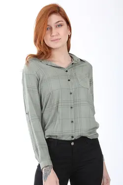 پیراهن تک جیبی طرح دار بیگ دارت BigDart (ساخت ترکیه)