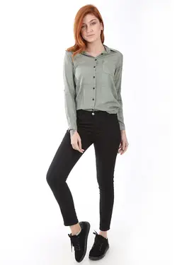 پیراهن تک جیبی طرح دار بیگ دارت BigDart (ساخت ترکیه)