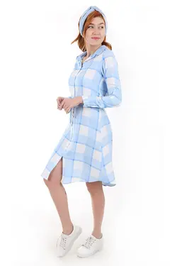 تونیک زنانه طرح دار چهارخانه ای بیگ دارت BigDart (ساخت ترکیه)