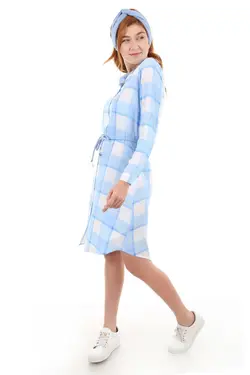 تونیک زنانه طرح دار چهارخانه ای بیگ دارت BigDart (ساخت ترکیه)