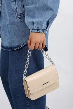 کیف دستی طرح دار زنانه زنجیری بیگ دارت BigDart (ساخت ترکیه)