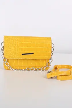 کیف دستی طرح دار زنانه زنجیری بیگ دارت BigDart (ساخت ترکیه)