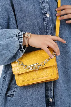 کیف دستی طرح دار زنانه زنجیری بیگ دارت BigDart (ساخت ترکیه)