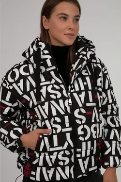 کاپشن بادی طرح دار زنانه بیگ دارت BigDart (ساخت ترکیه)