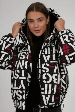 کاپشن بادی طرح دار زنانه بیگ دارت BigDart (ساخت ترکیه)