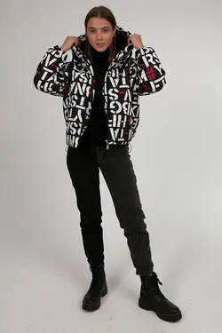 کاپشن بادی طرح دار زنانه بیگ دارت BigDart (ساخت ترکیه)