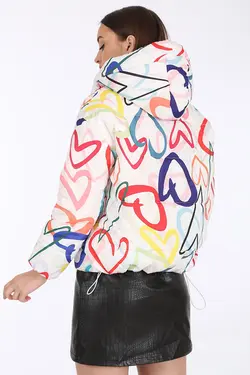 کاپشن بادی طرح دار زنانه بیگ دارت BigDart (ساخت ترکیه)