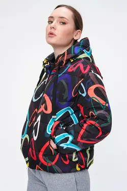 کاپشن بادی طرح دار زنانه بیگ دارت BigDart (ساخت ترکیه)