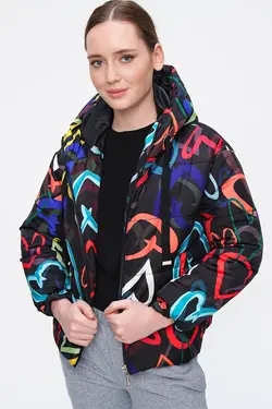 کاپشن بادی طرح دار زنانه بیگ دارت BigDart (ساخت ترکیه)