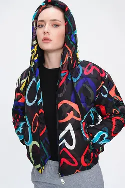 کاپشن بادی طرح دار زنانه بیگ دارت BigDart (ساخت ترکیه)