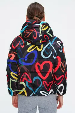 کاپشن بادی طرح دار زنانه بیگ دارت BigDart (ساخت ترکیه)