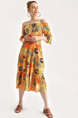 تونیک طرح دار الاستیک شانه راسو بیگ دارت BigDart (ساخت ترکیه)