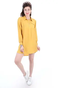 پیراهن پوپلین اور سایز زنانه بیگ دارت BigDart (ساخت ترکیه)