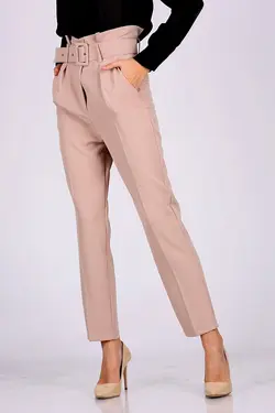 شلوار کمربند دار زنانه اسلیم فیت بیگ دارت BigDart (ساخت ترکیه)