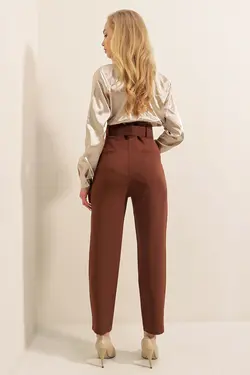 شلوار کمربند دار زنانه اسلیم فیت بیگ دارت BigDart (ساخت ترکیه)