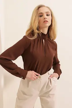 شومیز زنانه یقه اسکی بیگ دارت BigDart (ساخت ترکیه)