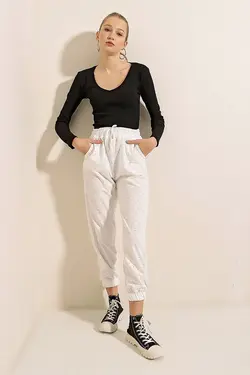 شلوار گرمکن ورزشی نخی زنانه بیگ دارت BigDart (ساخت ترکیه)